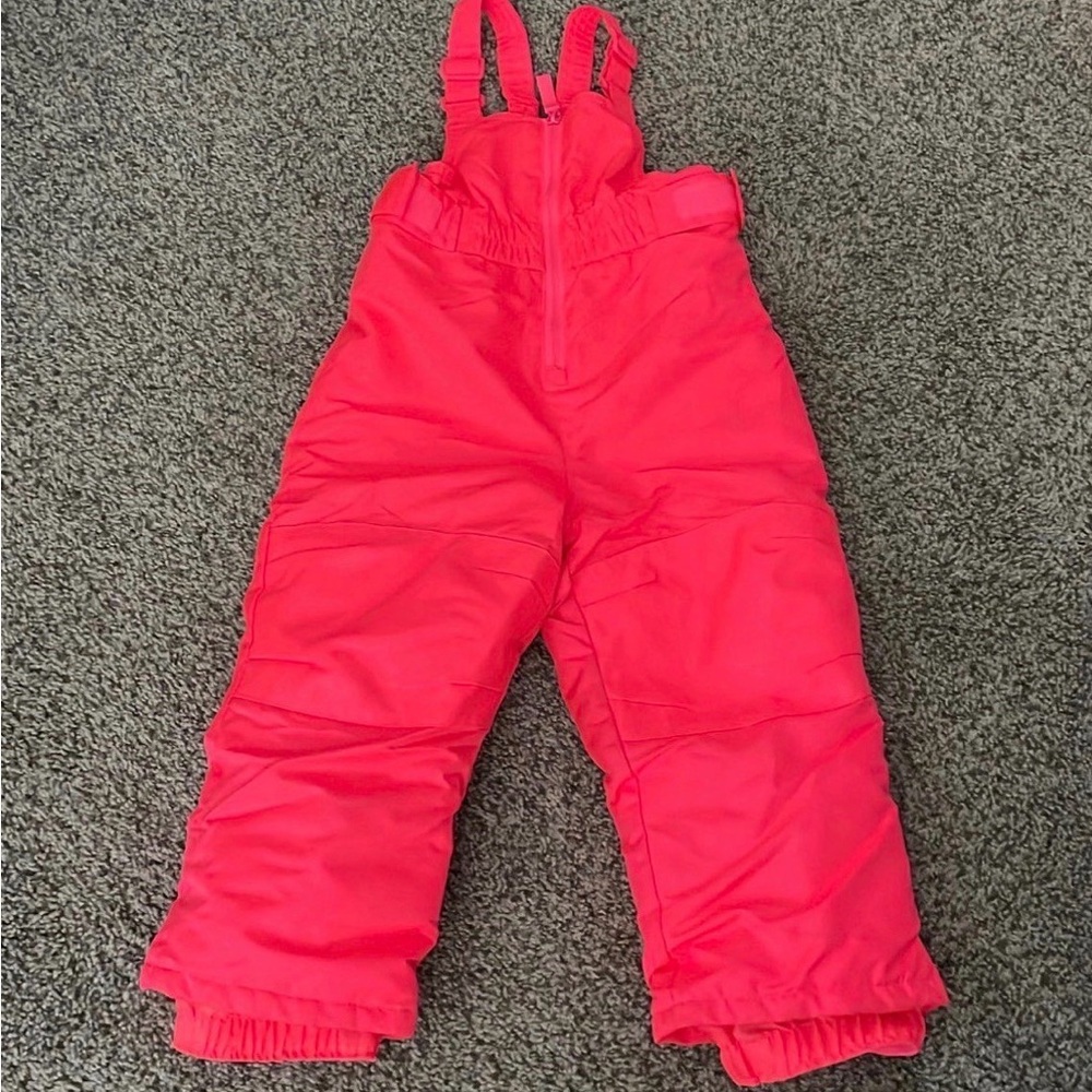 Cat & Jack Bright Red Kids Overalls